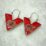 Resin Earing in Silver Bezel with white dry flower